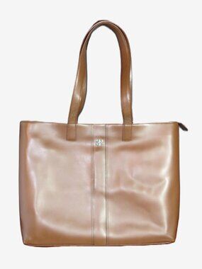 Bosca Caramel Brown Leather Women's Laptop Bag 18x13½x2½